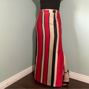 VINTAGE silk maxi skirt